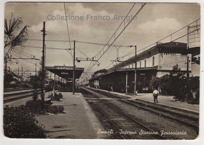 La stazione di Empoli tra gli anni ’50 e ’60, dal Fondo Franco Arrighi