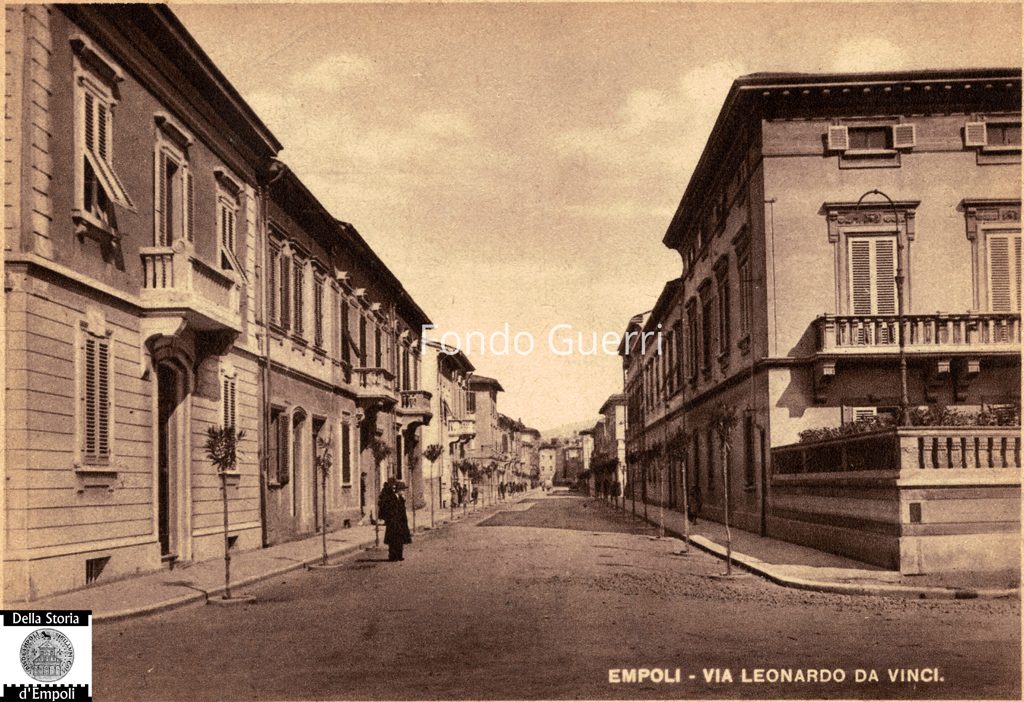 Via Leonardo da Vinci all’incrocio con viale della Rimembranza